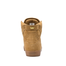 Supra SKYTOP Høye Sneakers Dame Tan/Lt Gum | NO-97282